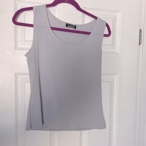 Very light gray tank top